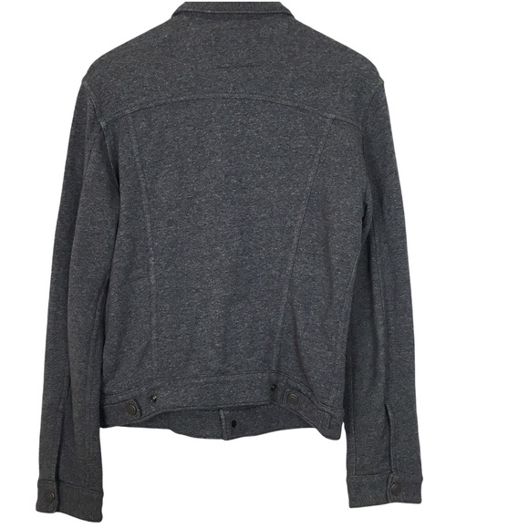 ❗️SOLD❗️Levi’s Soft Shell Commuter Trucker Snap Button Jacket Gray Size Small - Picture 9 of 10